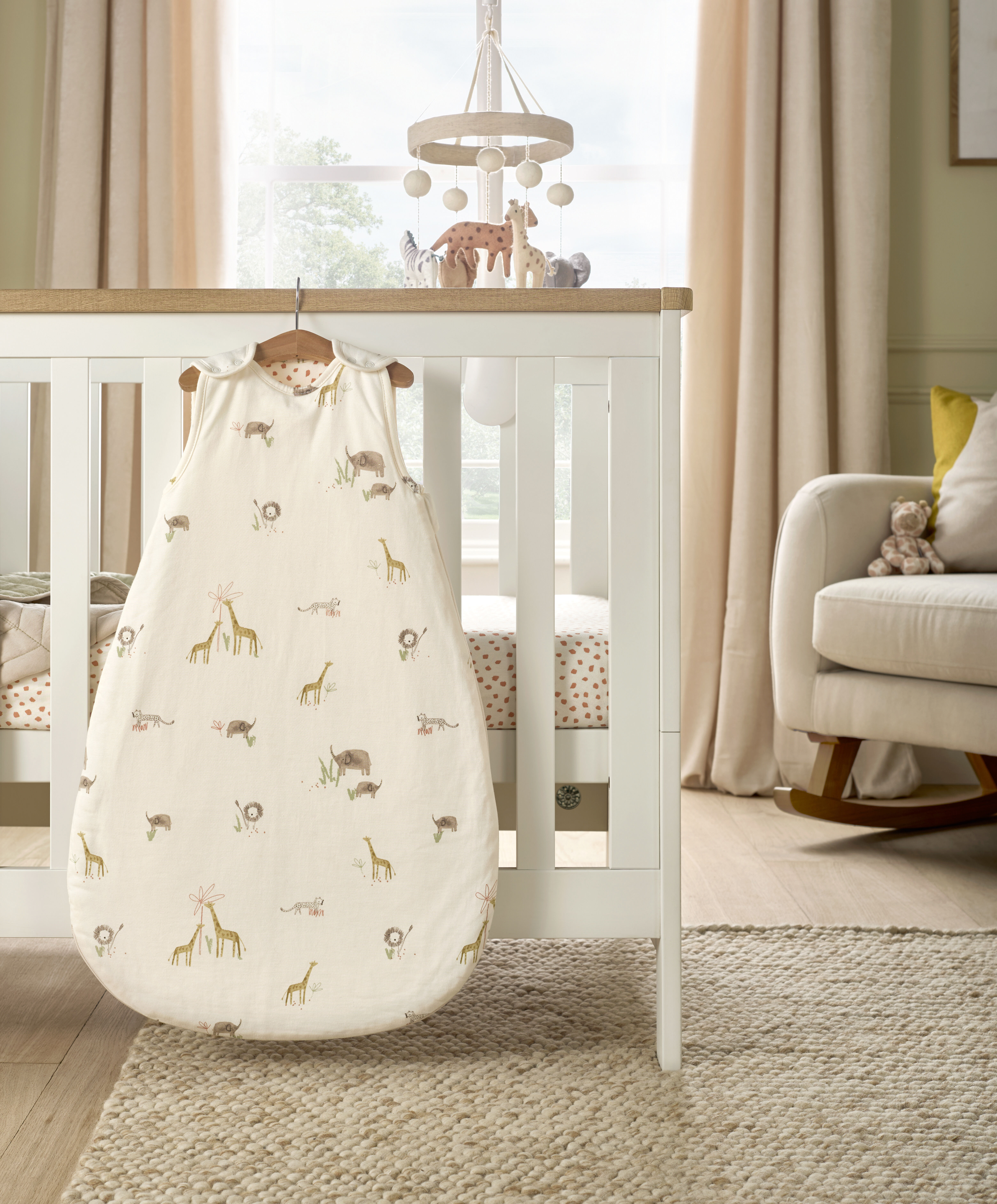 كيس نوم دريم بود للأطفال منذ الولادة حتى 6 شهور بنقشة غابة- معدل دفء 2.5 image number 3