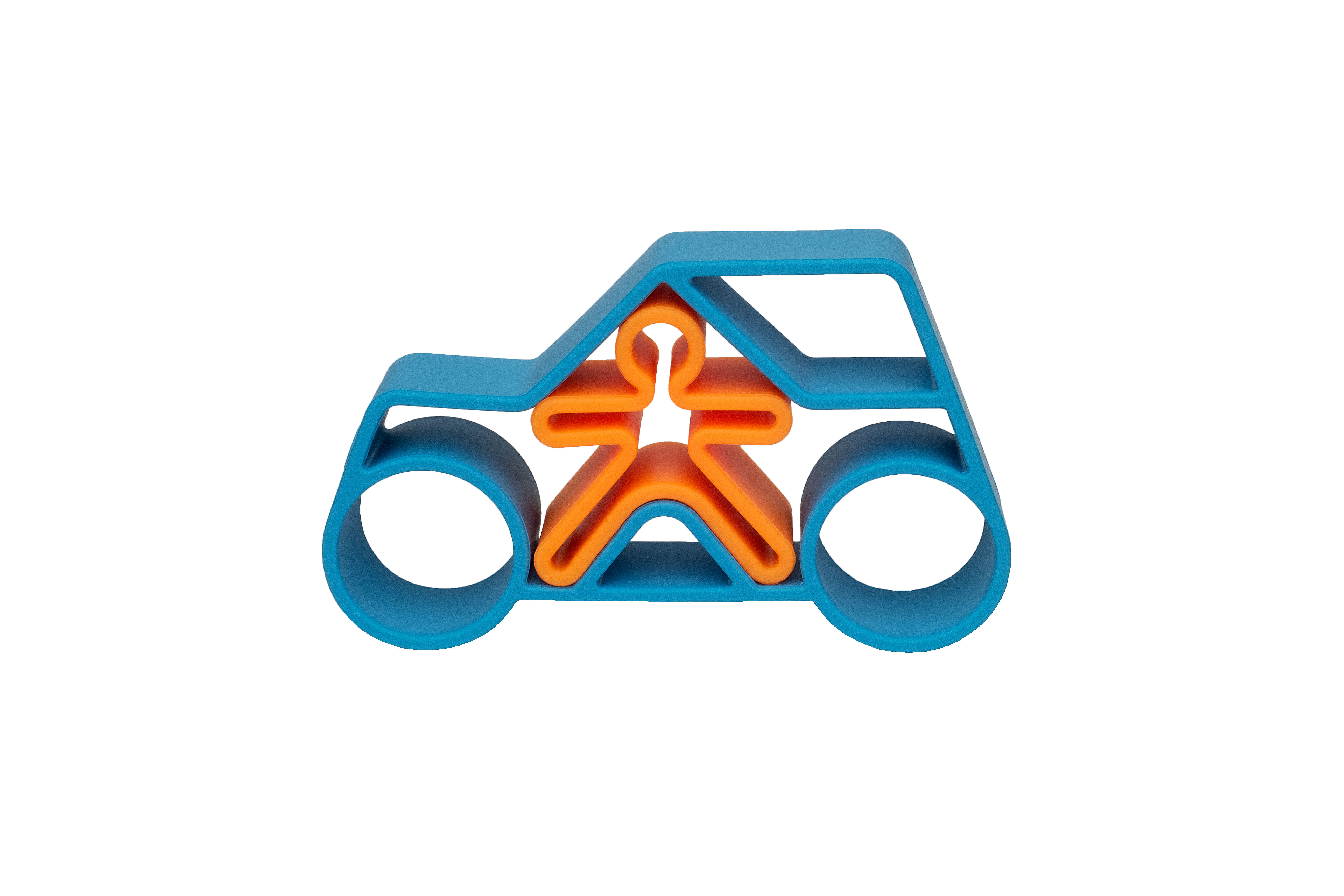 لعبة بتصميم سيارة بلون أزرق فاقع من دينا image number 1