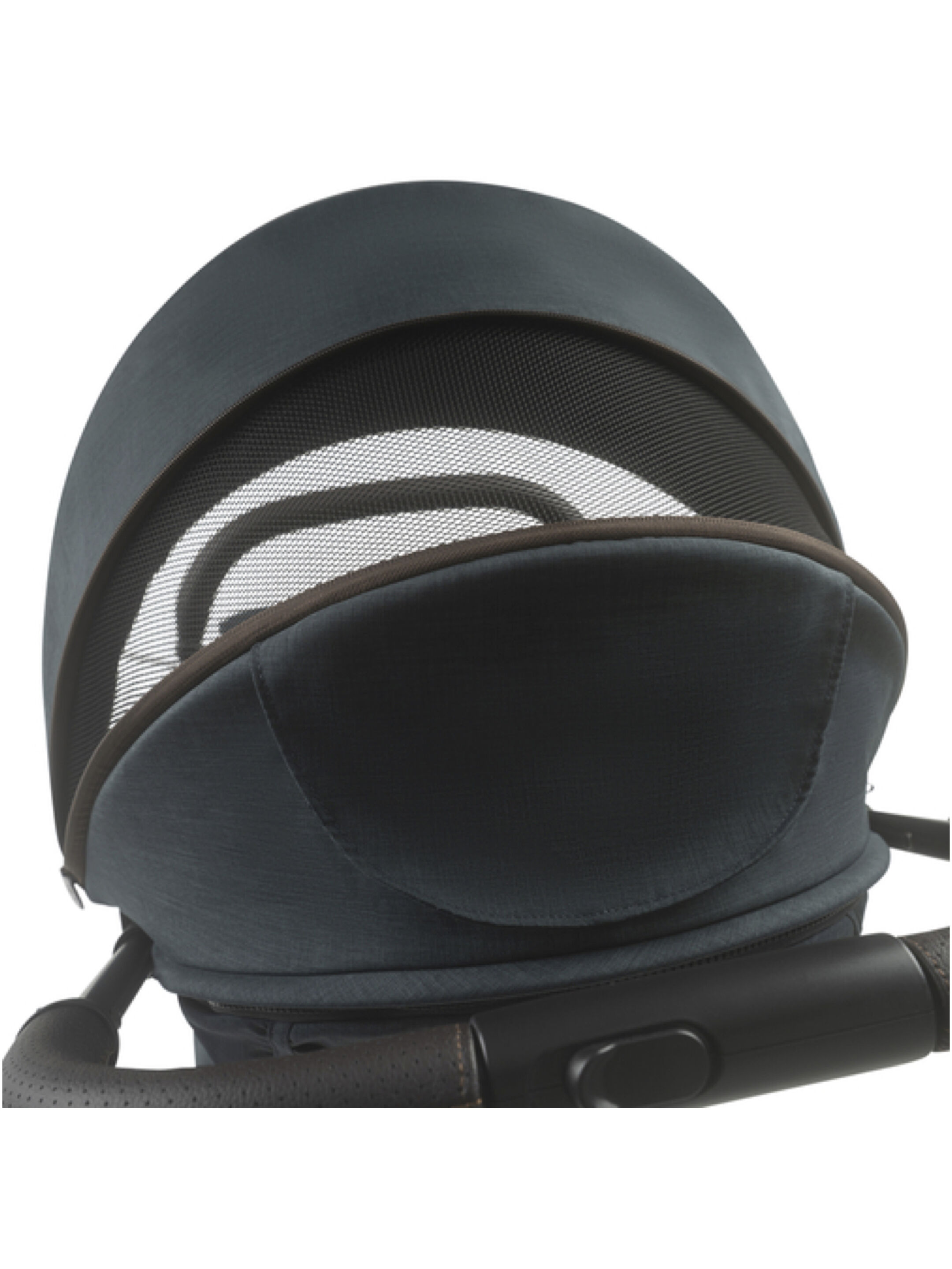 عربة أطفال انفلونسر اير بحاجز واقٍ من الصدمات ومظلة واقية من الشمس ومسند قدم من لوكلير - أزرق image number 4