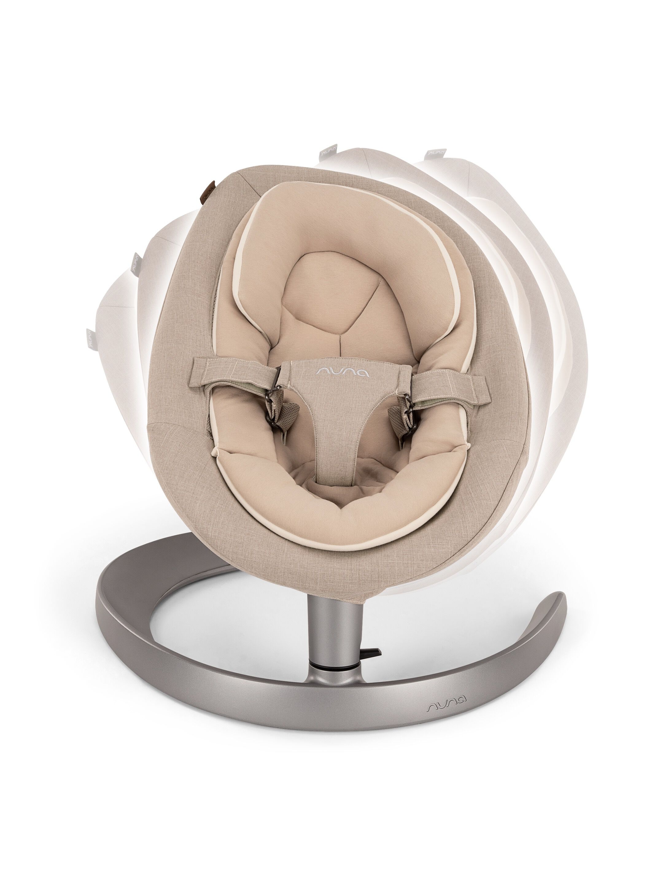 كرسي هزاز نونا ليف - بيج داكن بدمى image number 3