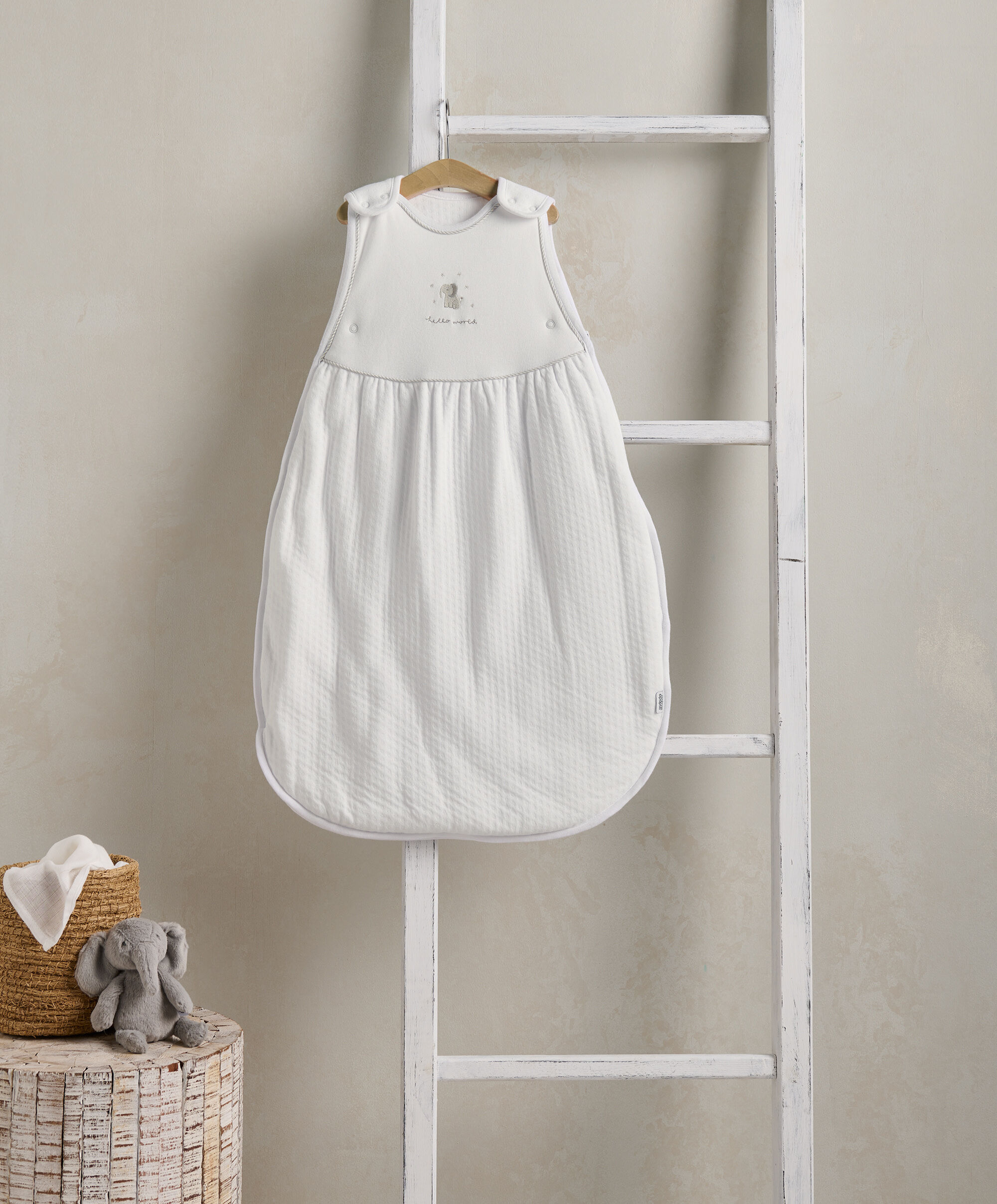 كيس نوم دريم بود بمعدل دفء 2.5 للأطفال منذ الولادة حتى 6 أشهر - أبيض