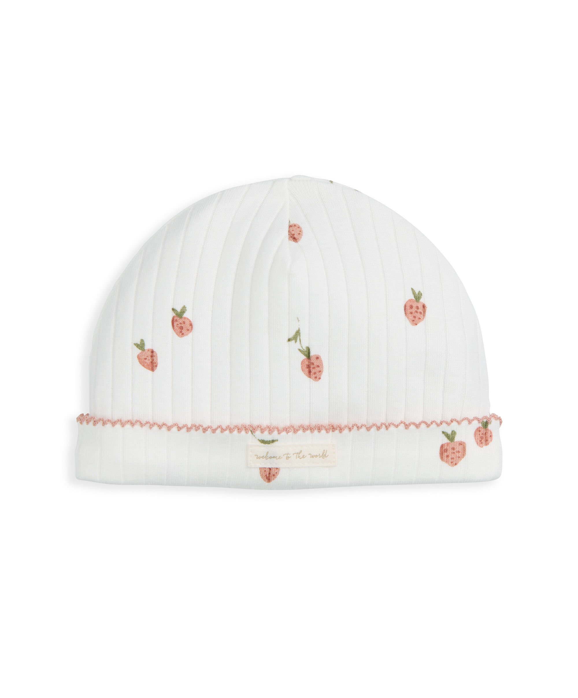 طقم بودي سوت بنقشة فراولة لغينغز، وقبعة image number 5