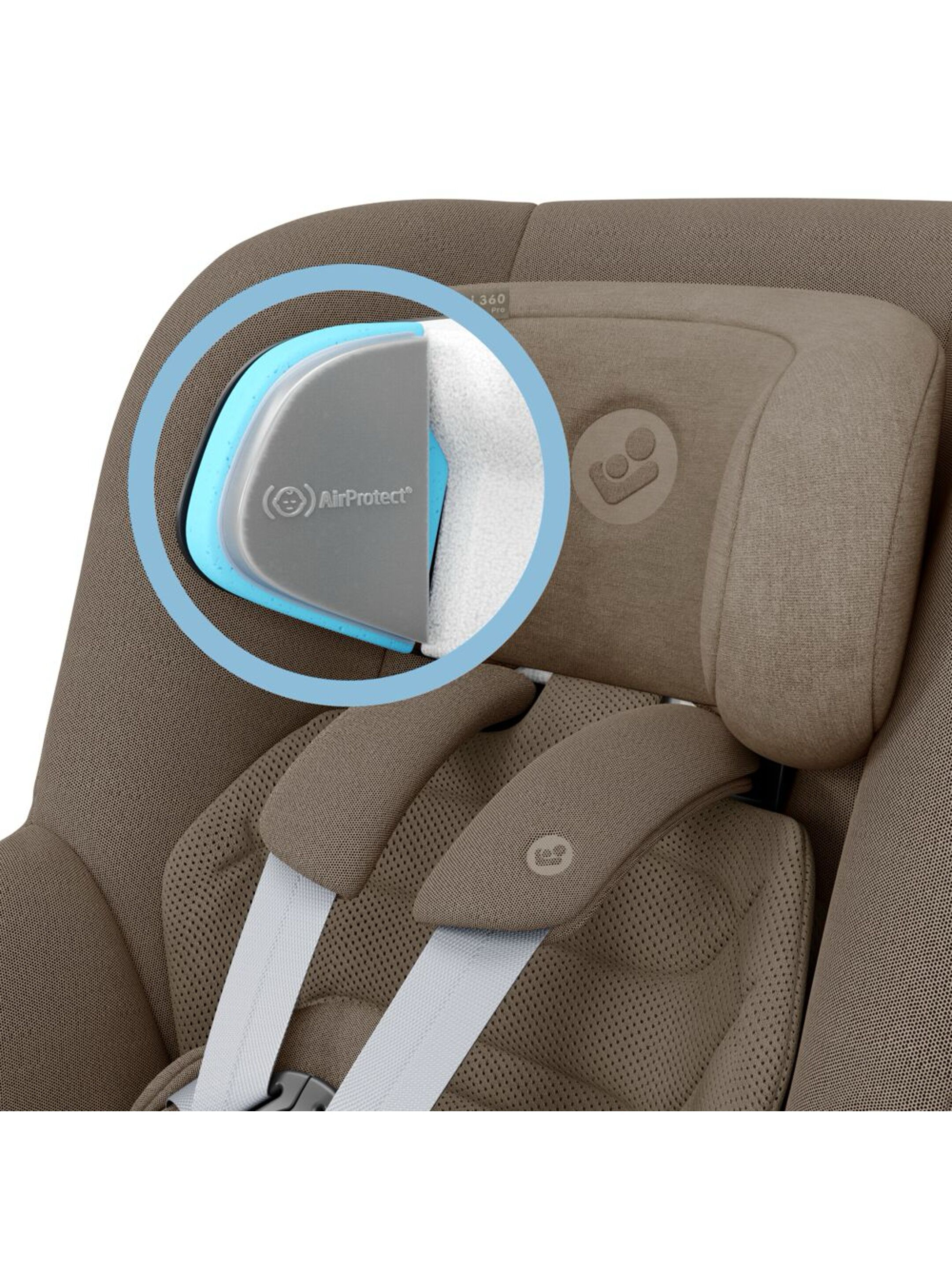Maxi-Cosi Pearl 360 Pro Toddler Car Seat - Authentic Truffle image number 6