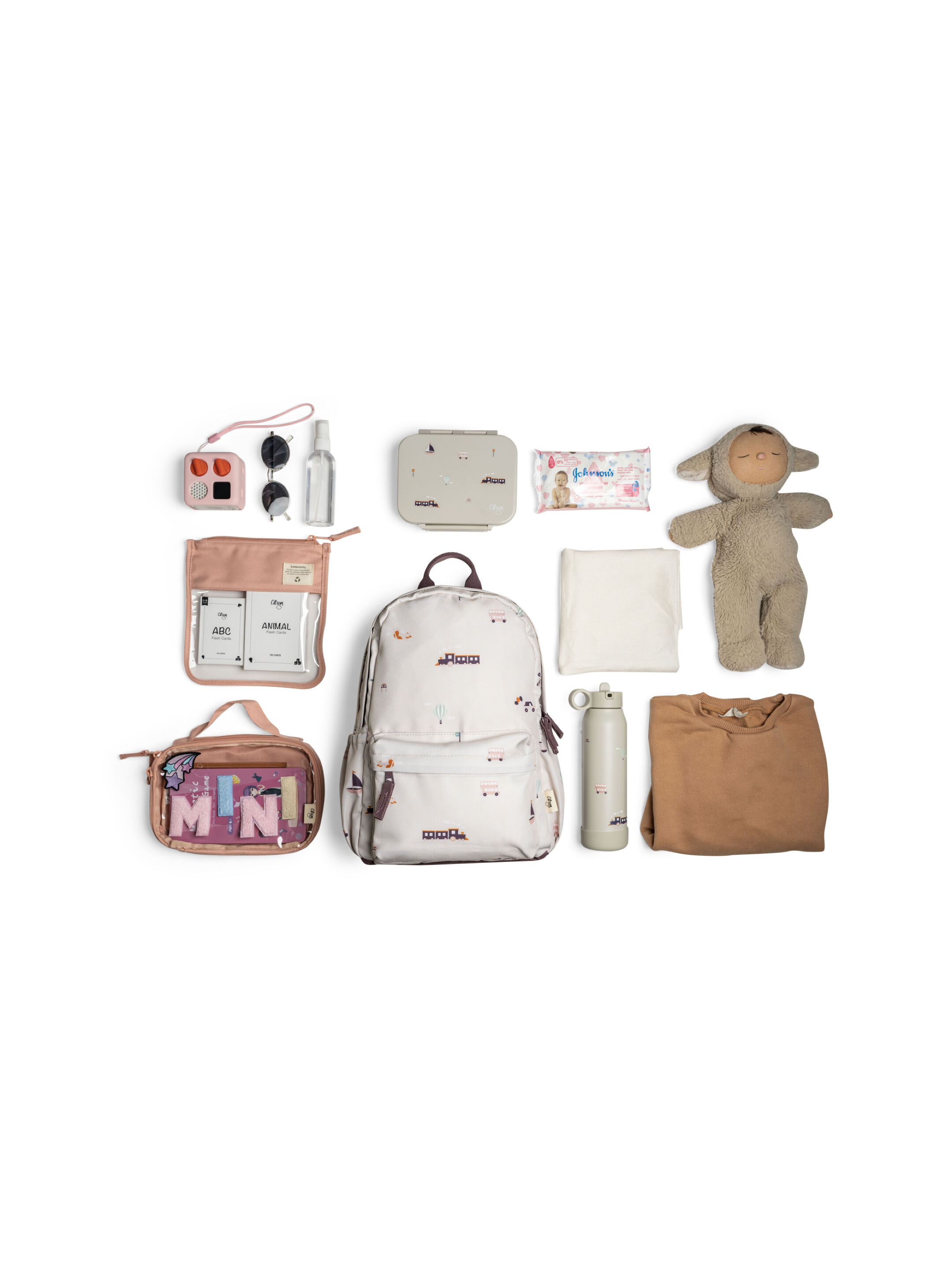 حقيبة ظهر متوسطة - نقشة مركبات image number 4