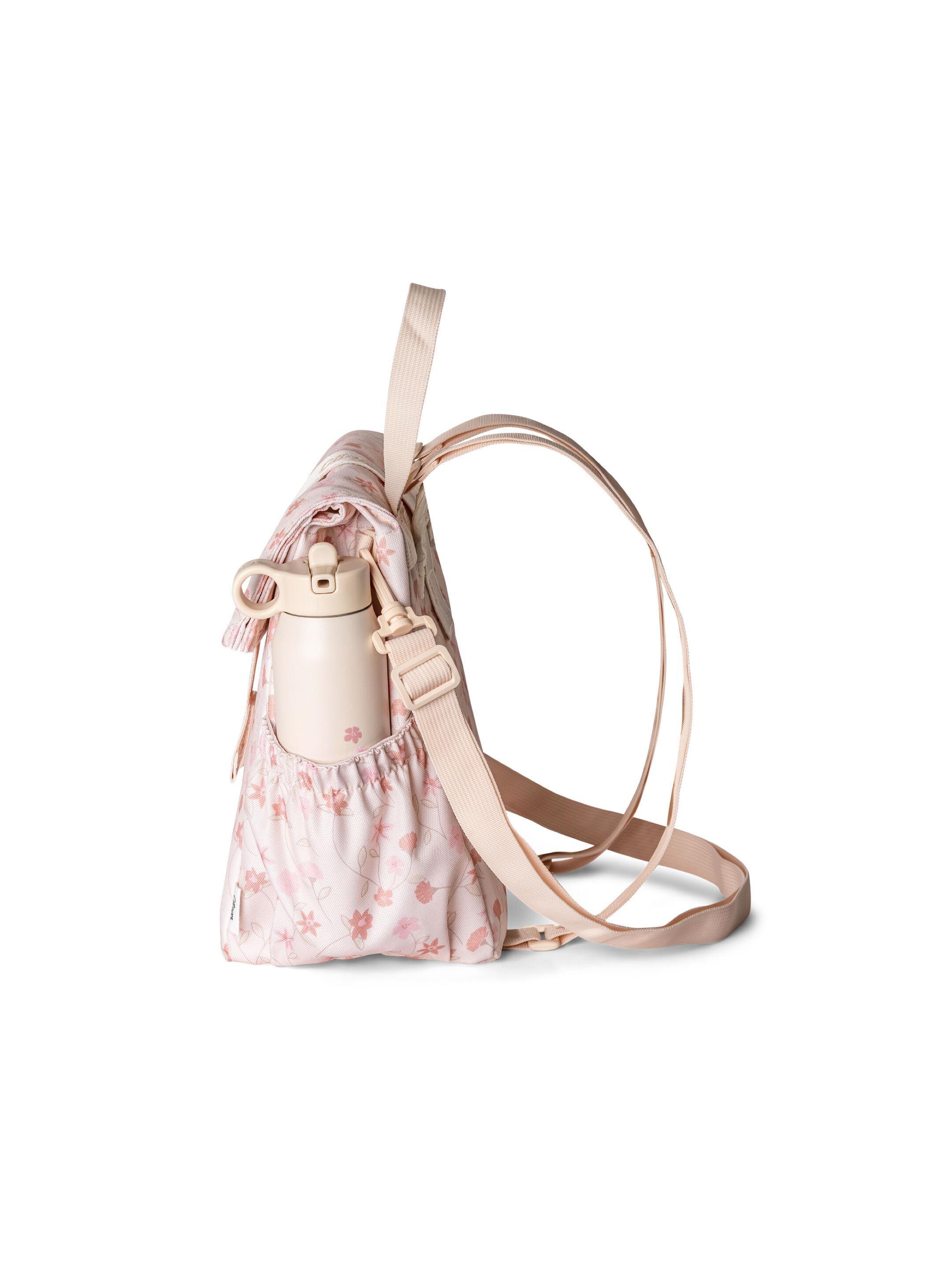 حقيبة غداء عازلة للحرارة بتصميم ملفوف من سيترون - نقشة زهور image number 3