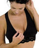 حمالة صدر للنوم والرضاعة بتصميم متقاطع مقاس XL من كاريويل - أسود image number 1