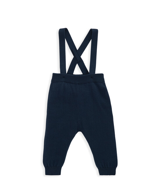 طقم لباس قطعة واحدة وربطة عنق فراشة وحمالات وبنطال طقم لباس قطعة واحدة وربطة عنق فراشة وحمالات وبنطال image number 3