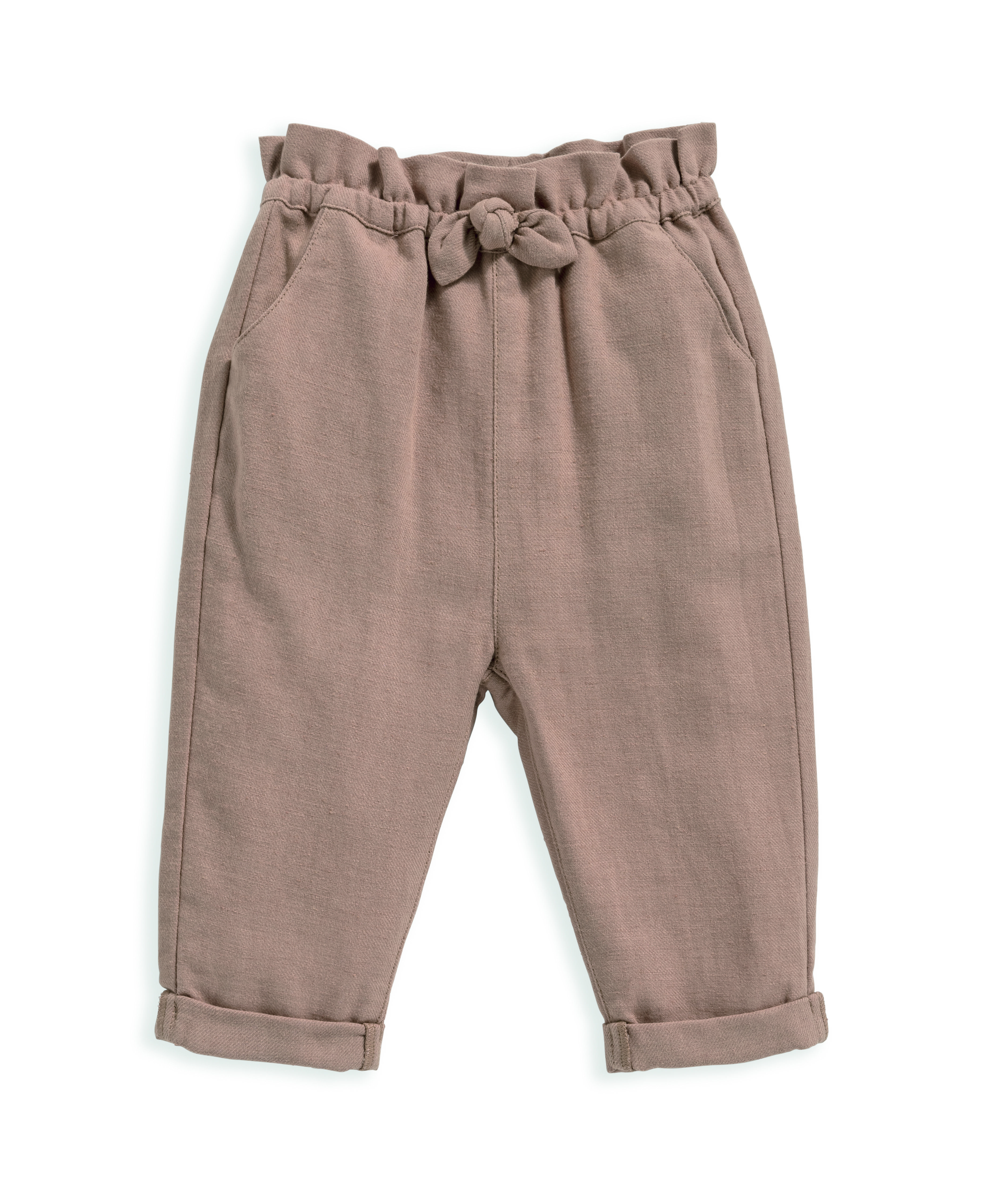 بنطال منسوج ناعم image number 2