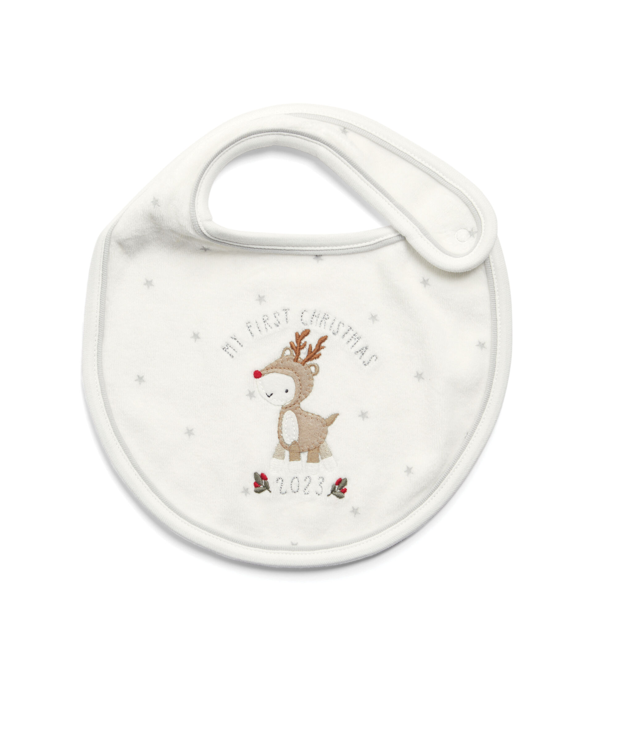 My First Christmas Bib image number 1