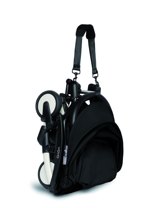 عربة أطفال بيبي زن يويو2 بهيكل أبيض ومجموعة مقعد عربة لعمر 6 شهور فأكثر أسود عربة أطفال بيبي زن يويو2 بهيكل أبيض ومجموعة مقعد عربة لعمر 6 شهور فأكثر أسود image number 3