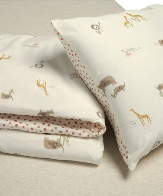 غطاء لحاف وغطاء وسادة بنقشة غابة غطاء لحاف وغطاء وسادة بنقشة غابة image number 1