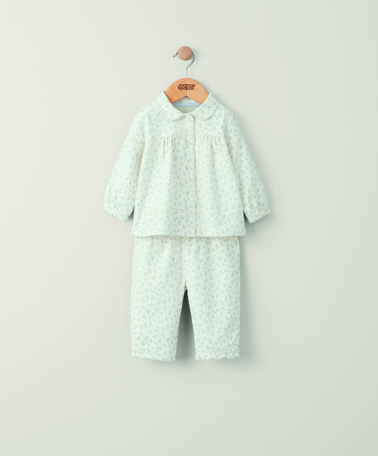 بيجاما منسوجة بنقشة زهور أقحوان بيجاما منسوجة بنقشة زهور أقحوان image number 1