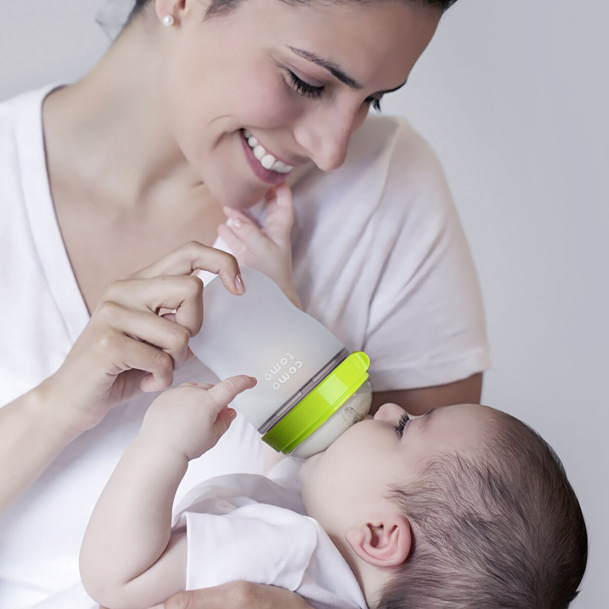 مجموعة حلمات كوموتومو شفافة ناتشورال تيت (تدفق بطيء) سيليكون، قطعتين image number 6