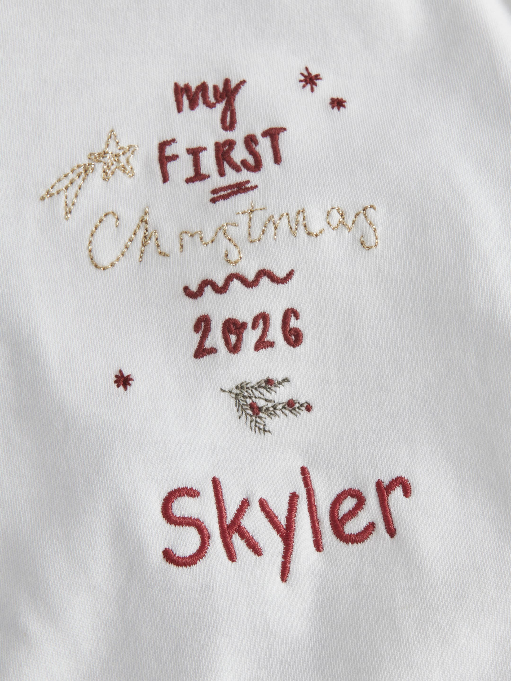 My 1st Christmas Bodysuit image number 3