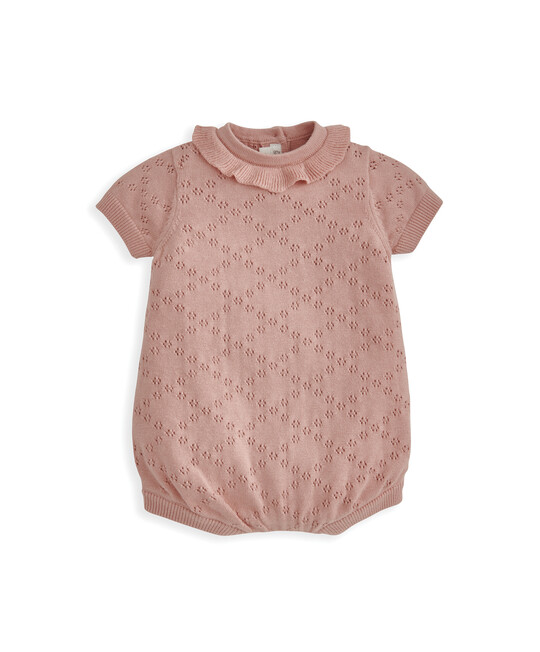 طقم رومبر ودنغري منسوج - قطعتان طقم رومبر ودنغري منسوج - قطعتان image number 3