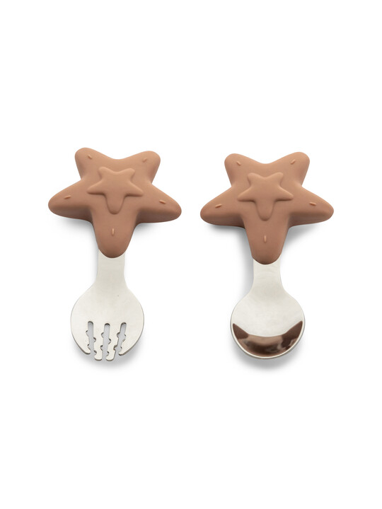 طقم أدوات طعام سيليكون من سيترون - تصميم نجمة طقم أدوات طعام سيليكون من سيترون - تصميم نجمة image number 2