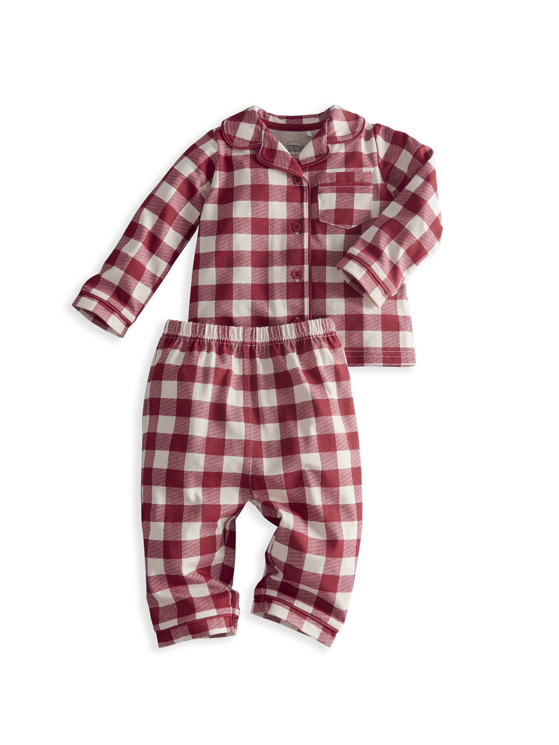 Large Gingham Check Pyjamas image number 2
