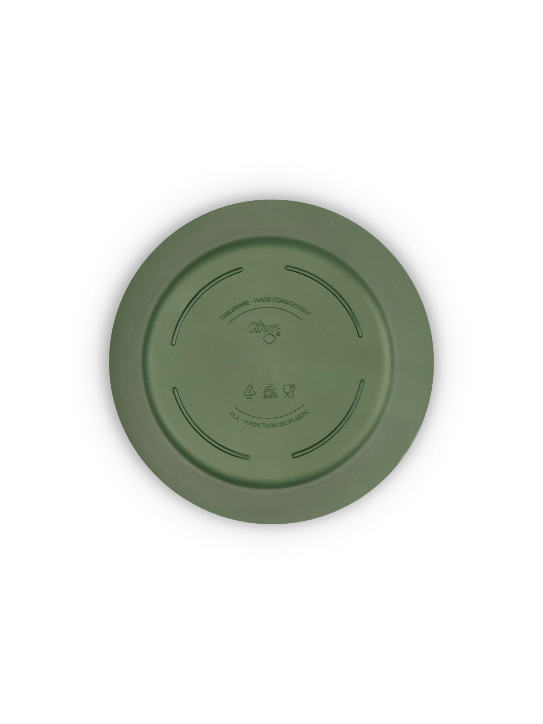 طقم أوعية من مواد حيوية من سيترون - 4 قطع بلون أخضر/كريمي image number 3