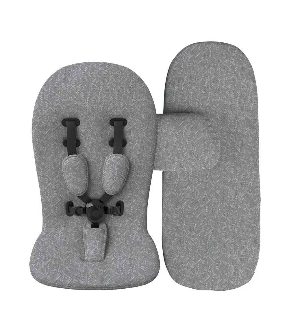 مجموعة مقعد عربة أطفال ميما زاري لحديثي الولادة - رمادي image number 1