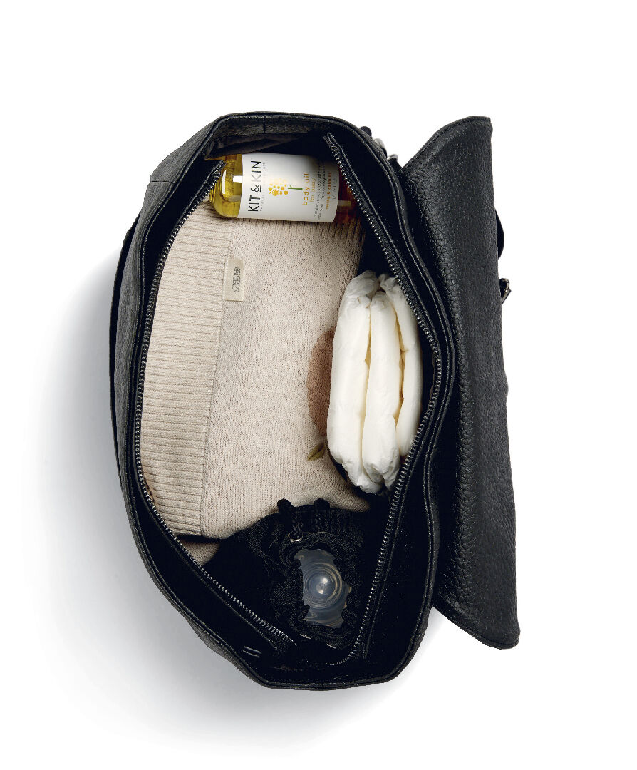 حقيبة ظهر للتغيير قابلة للتعديل - أسود image number 5