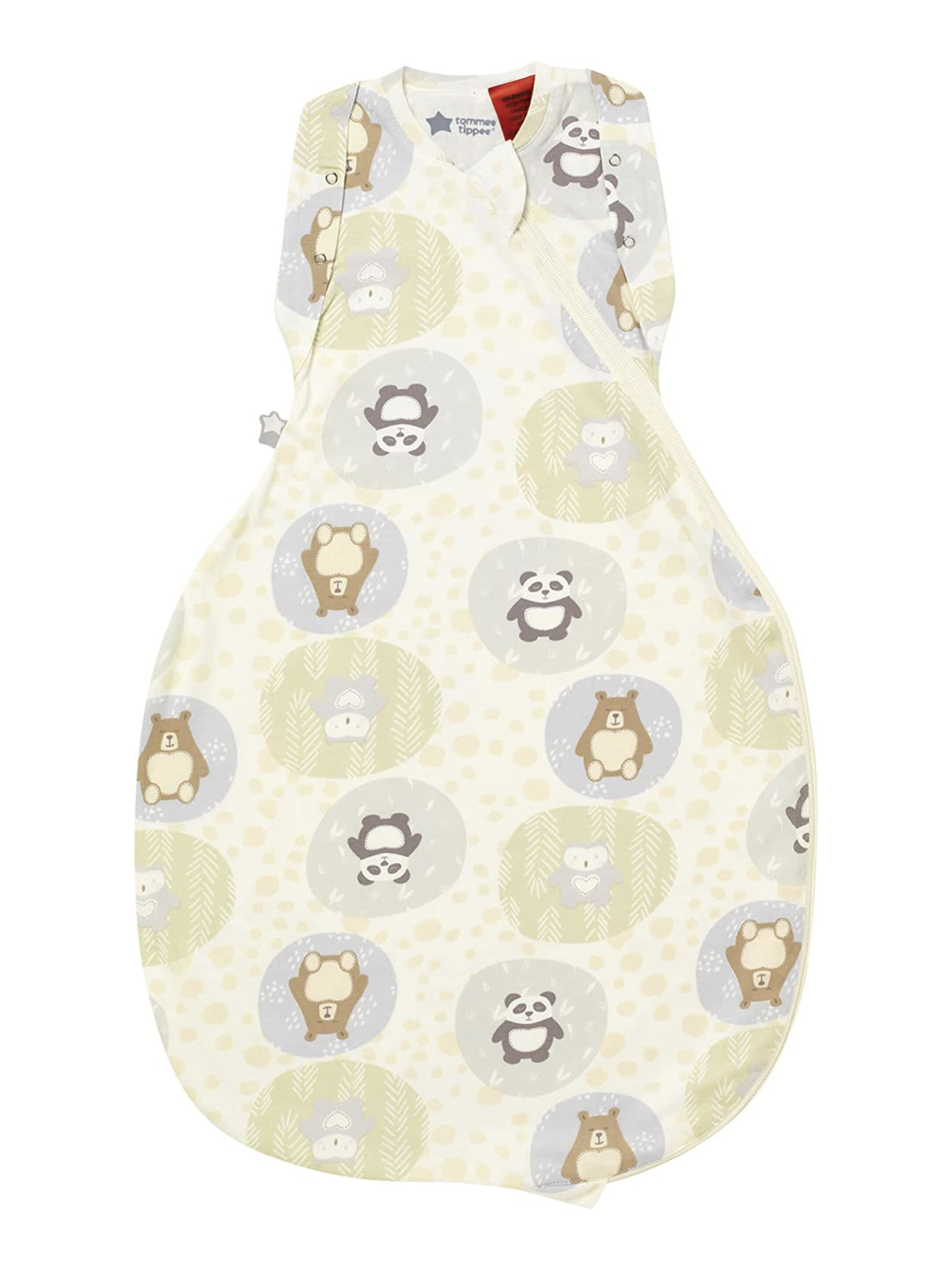 كيس نوم ملفوف بمعدل دفء 1 للأطفال بعمر 3-6 شهور من تومي تيبي - نقشة جرو والأصدقاء image number 1