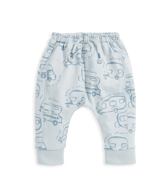 بنطال رياضي بطبعة You Are Our Home - أزرق بنطال رياضي بطبعة You Are Our Home - أزرق image number 2