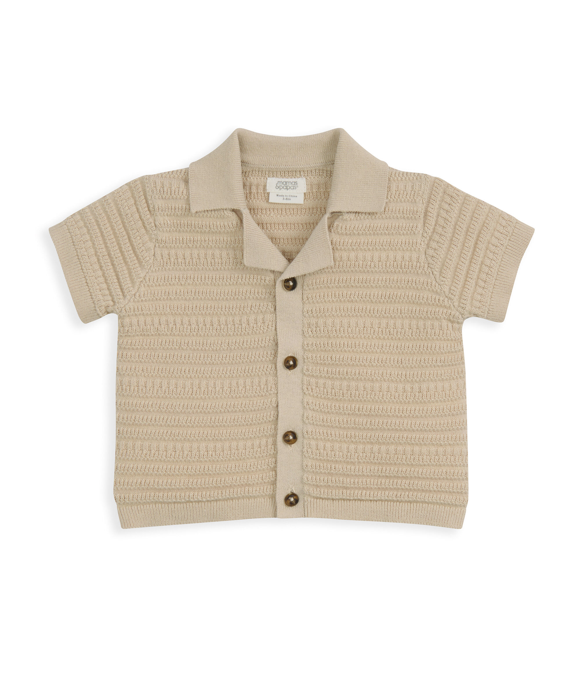 طقم قميص بولو منسوج وشورت، قطعتين image number 3