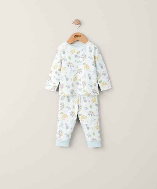 بيجاما جيرسيه بنقشة ديناصور بيجاما جيرسيه بنقشة ديناصور image number 1