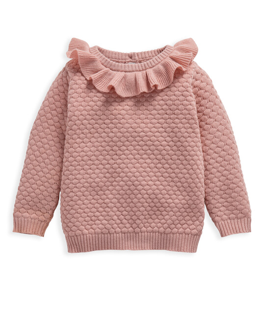 طقم منسوج بلون وردي - قطعتان طقم منسوج بلون وردي - قطعتان image number 7