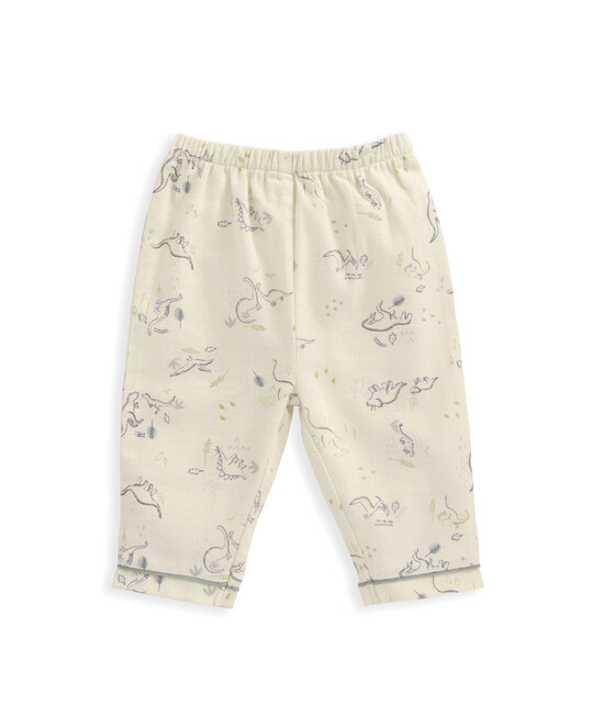 بيجاما منسوجة بنقشة ديناصور بيجاما منسوجة بنقشة ديناصور image number 3