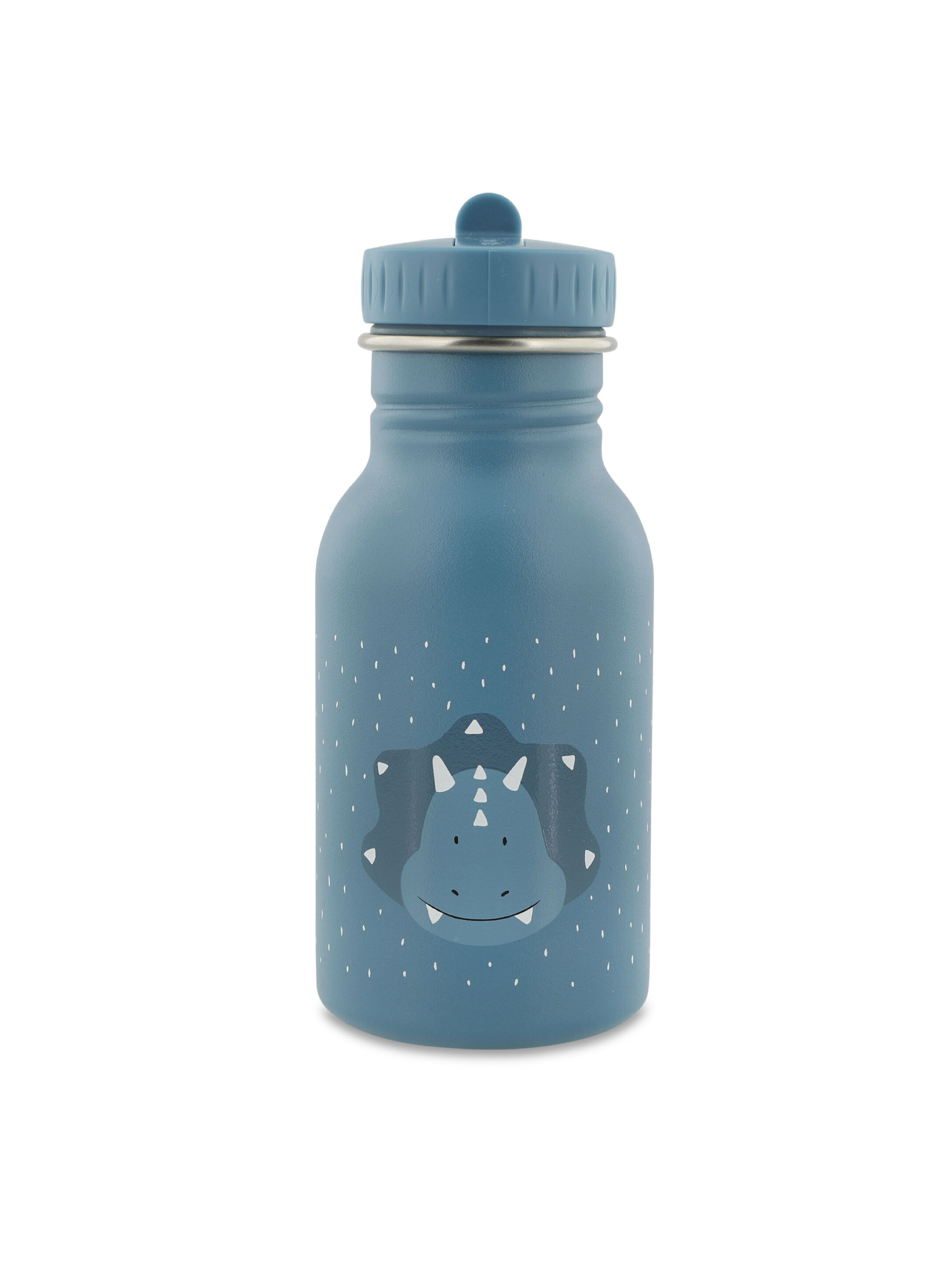 Trixie Stainless Steel Water Bottle - 350ml - Mr. Triceratops image number 1