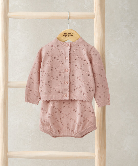 طقم رومبر ودنغري منسوج - قطعتان طقم رومبر ودنغري منسوج - قطعتان image number 1