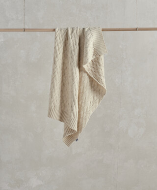 بطانية منسوجة بغرزة الضفيرة - ويلكم تو ذا ورلد داكلينج بطانية منسوجة بغرزة الضفيرة - ويلكم تو ذا ورلد داكلينج