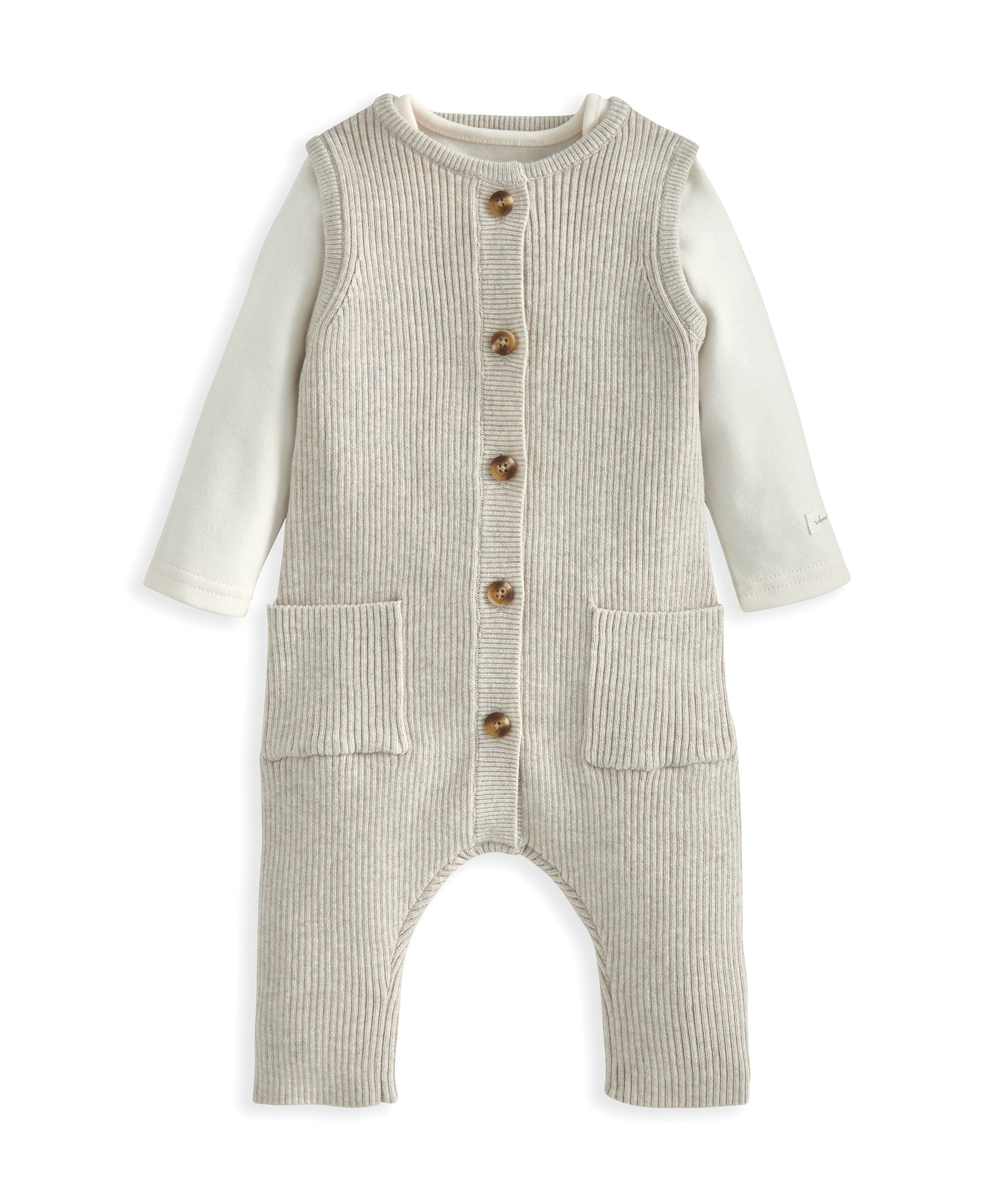 طقم دنغري منسوج - قطعتان image number 2