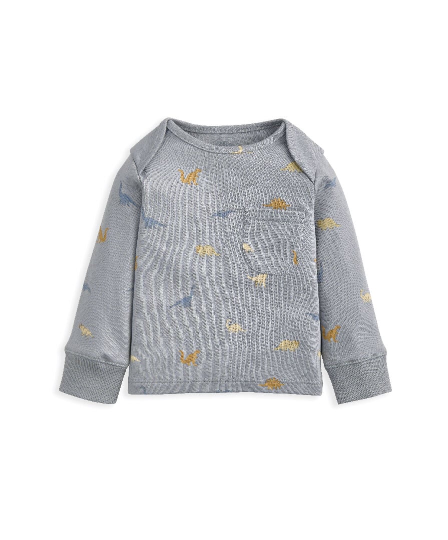 بيجاما بنقشة روديو ولون كريمي image number 2