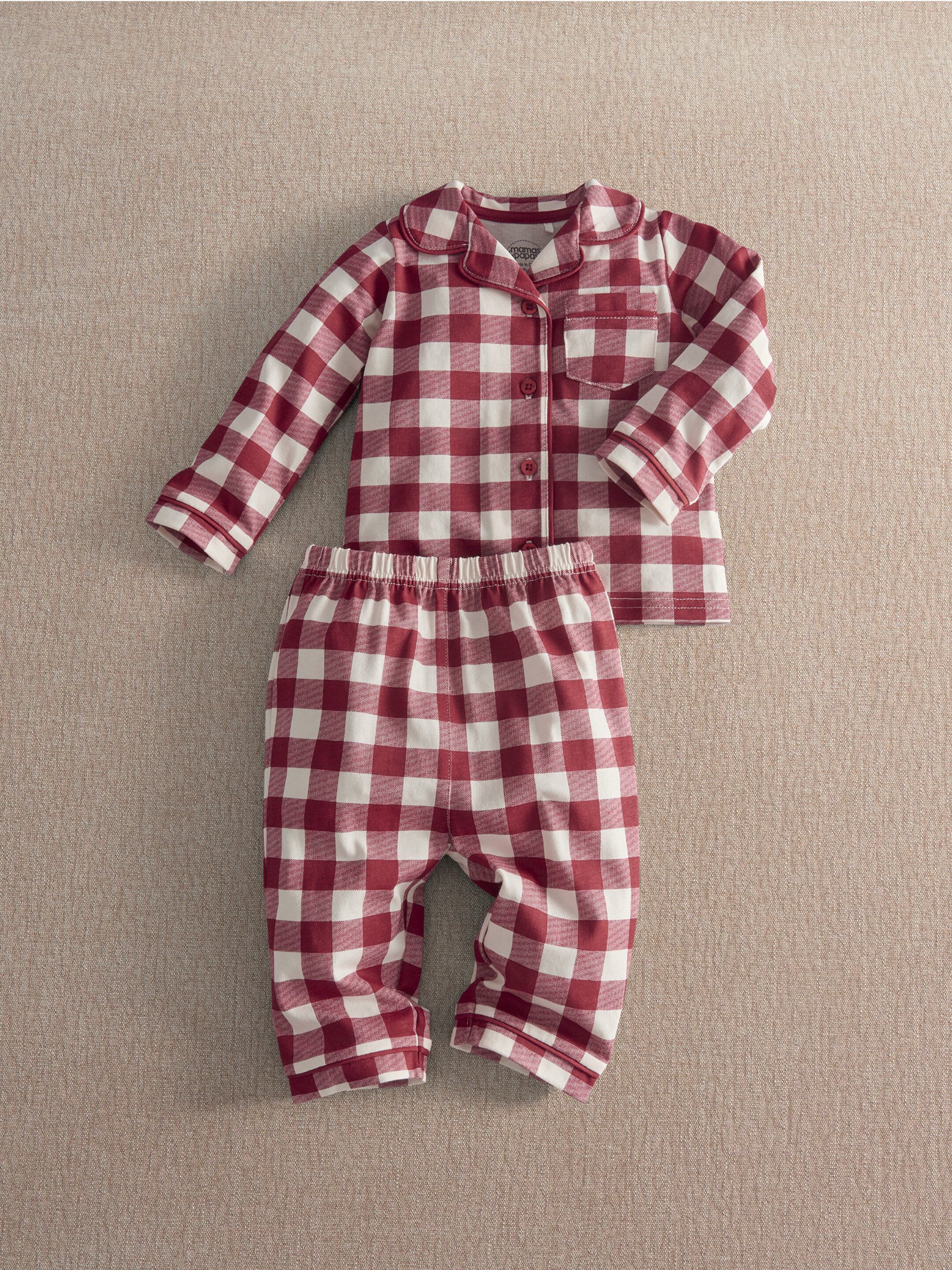 Large Gingham Check Pyjamas image number 1