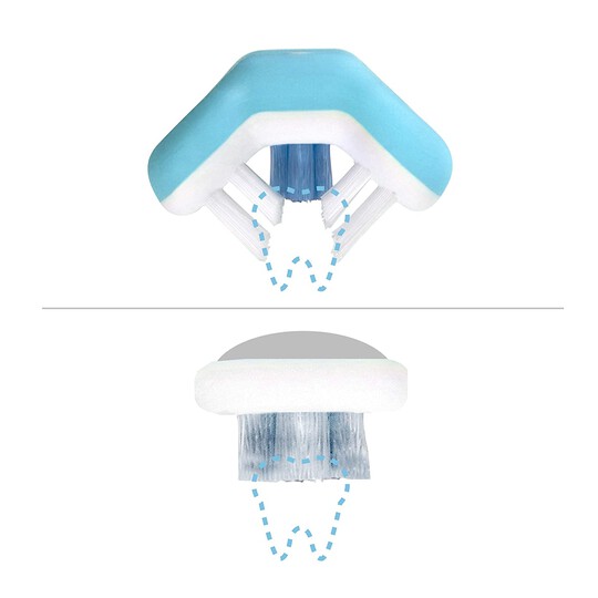 فرشاة توث هاجر سمايل فريدا من فريدا بيبي - أزرق فرشاة توث هاجر سمايل فريدا من فريدا بيبي - أزرق image number 4