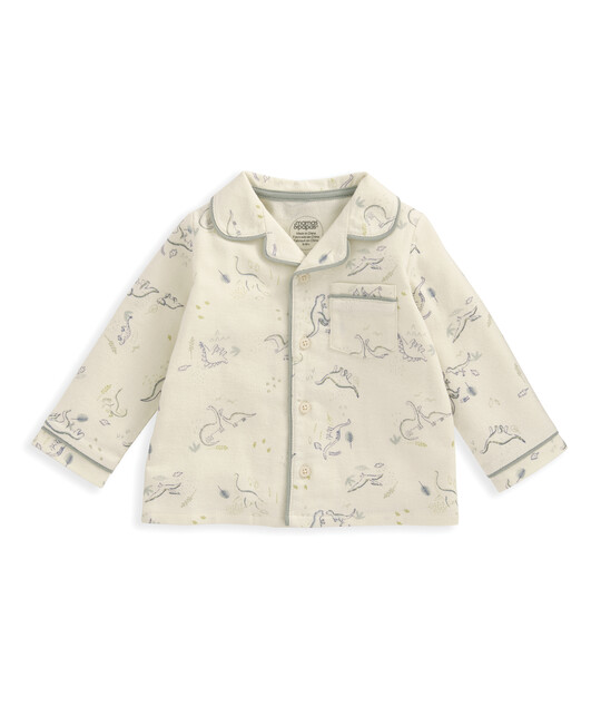 بيجاما منسوجة بنقشة ديناصور بيجاما منسوجة بنقشة ديناصور image number 2