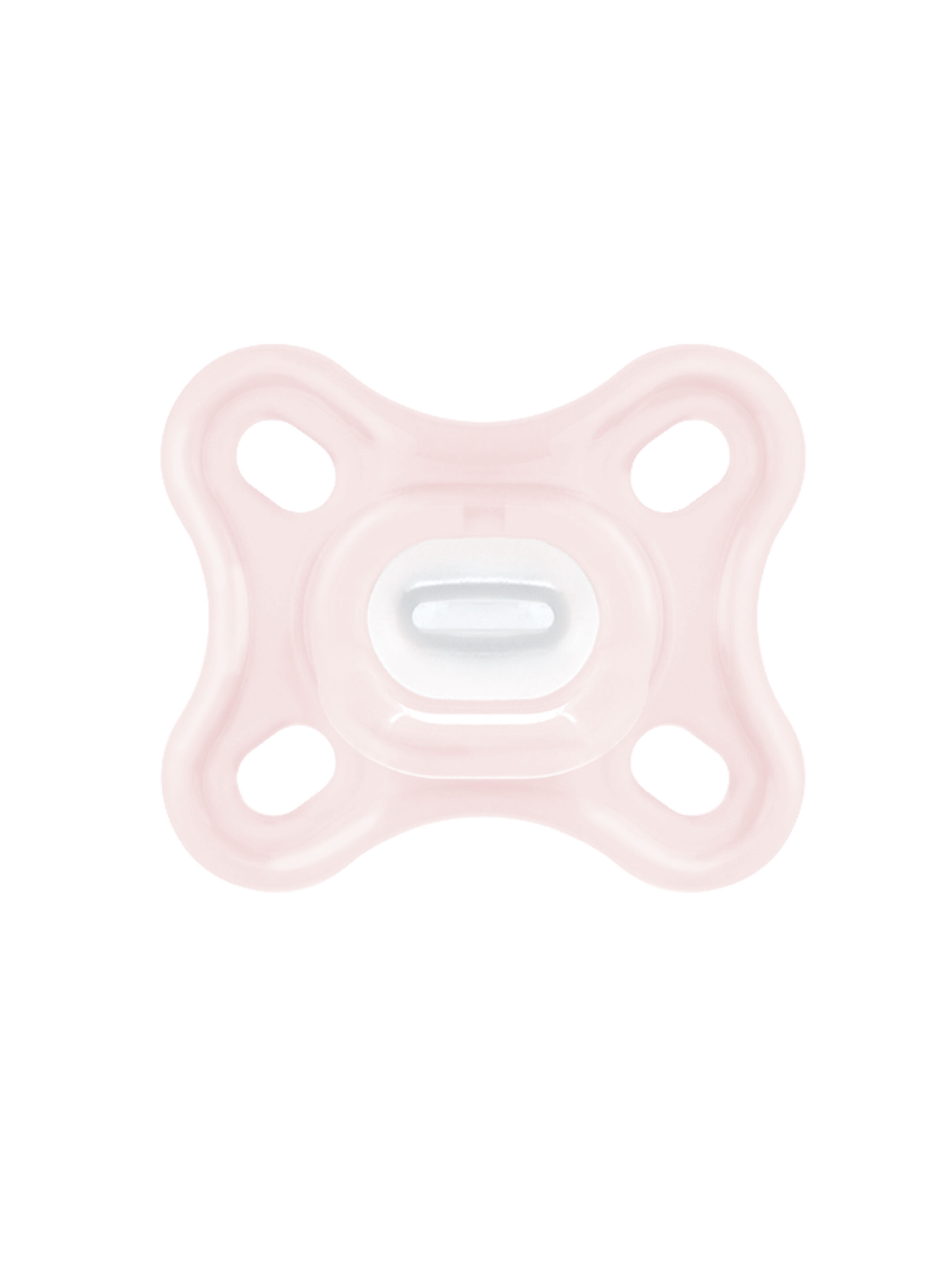 مجموعة لهايات مام بايبي كومفرت سيليكون من الولادة إلى ثلاث أشهر - وردي وبيج، قطعتين image number 2