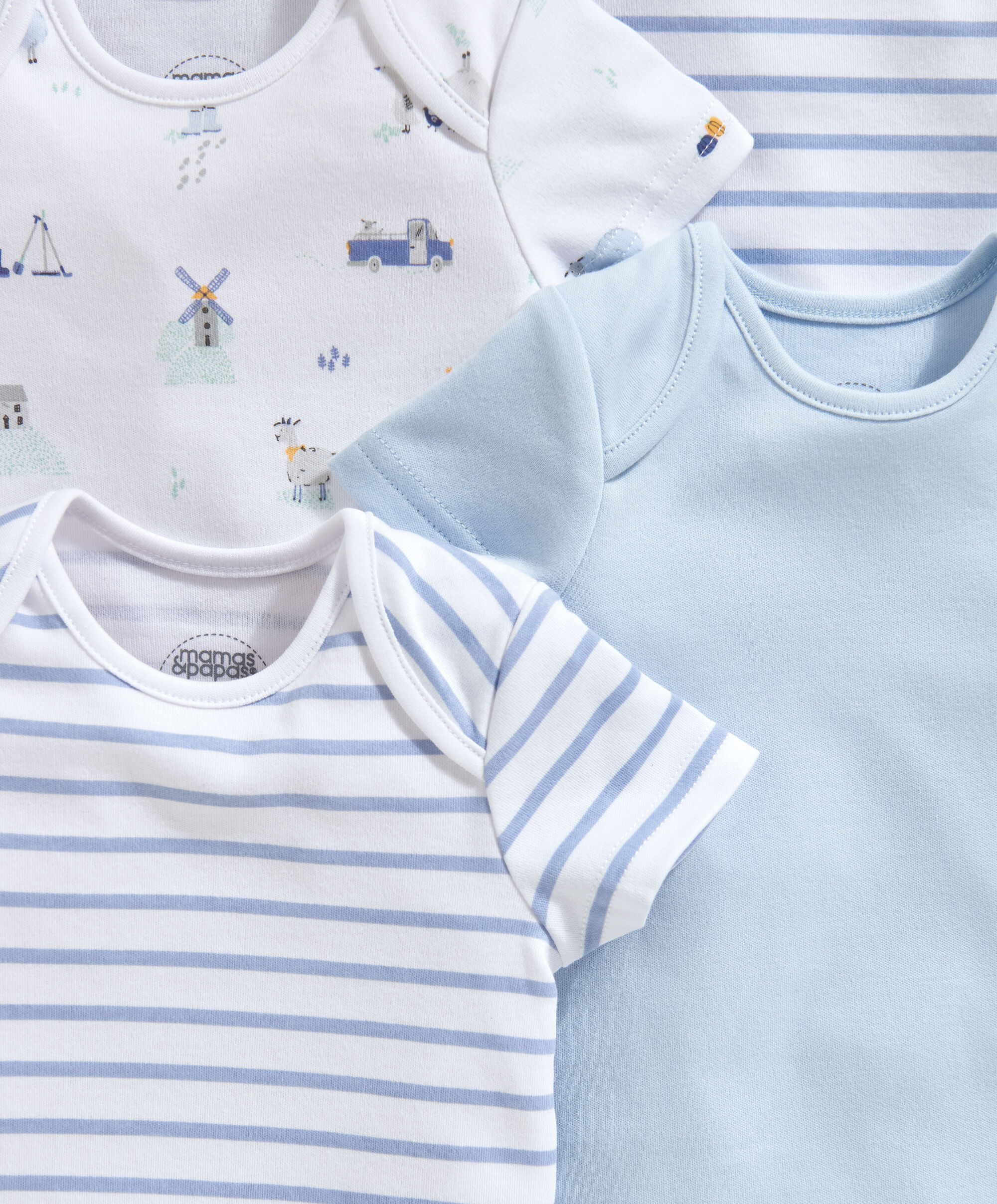 طقم ألبسة قطعة واحدة للأولاد - 5 قطع image number 2