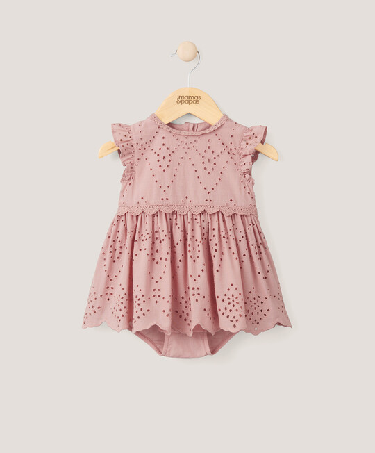 رومبر مطرز للعيد - وردي رومبر مطرز للعيد - وردي image number 1