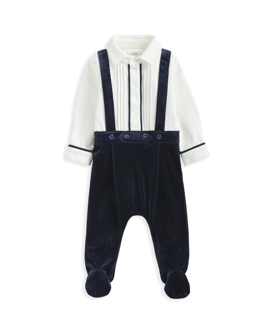 طقم بدلة توكسيدو وربطة عنق بلون كحلي - قطعتان طقم بدلة توكسيدو وربطة عنق بلون كحلي - قطعتان image number 4