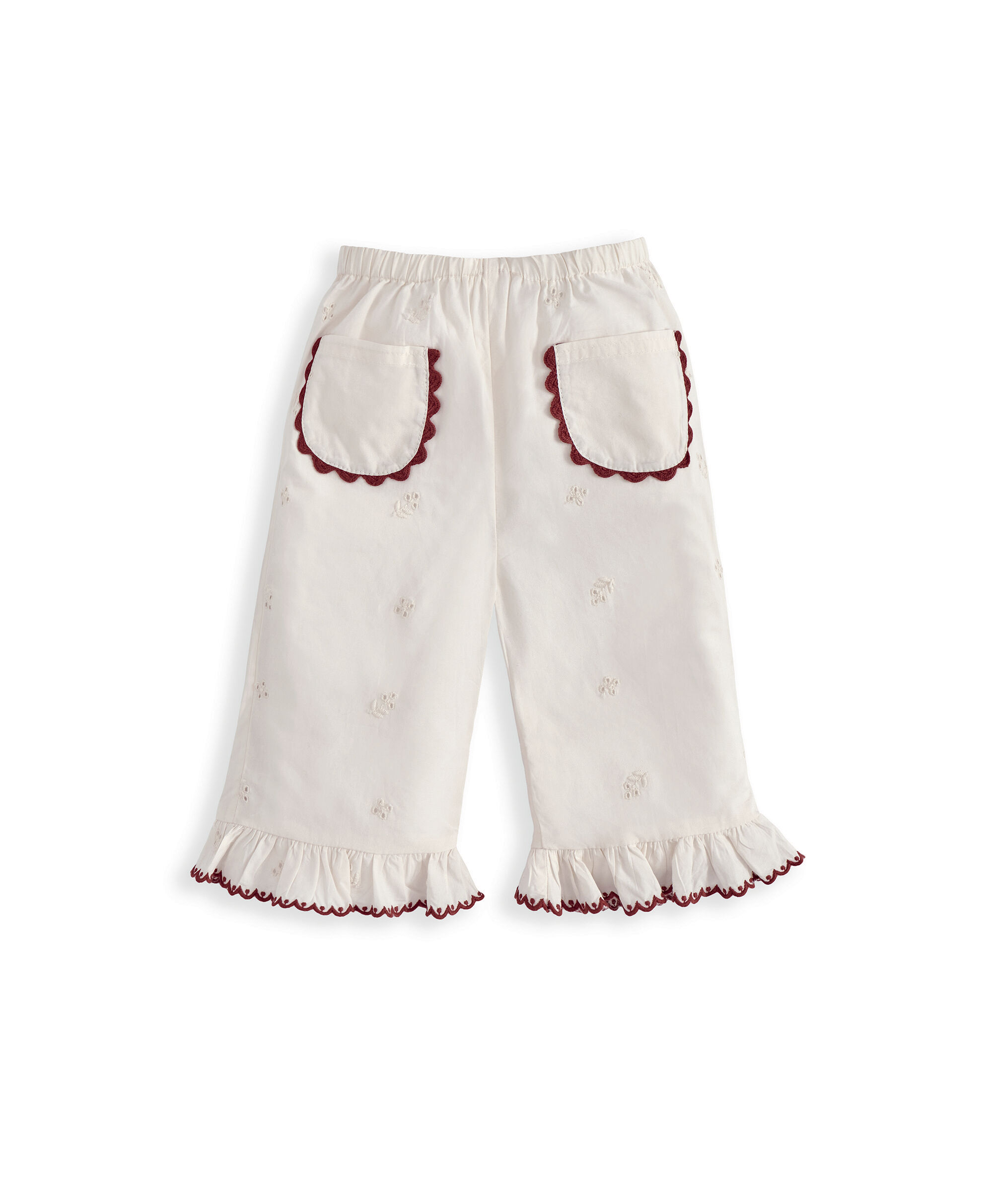 طقم بلوزة وبنطال بتطريزات، قطعتين image number 5