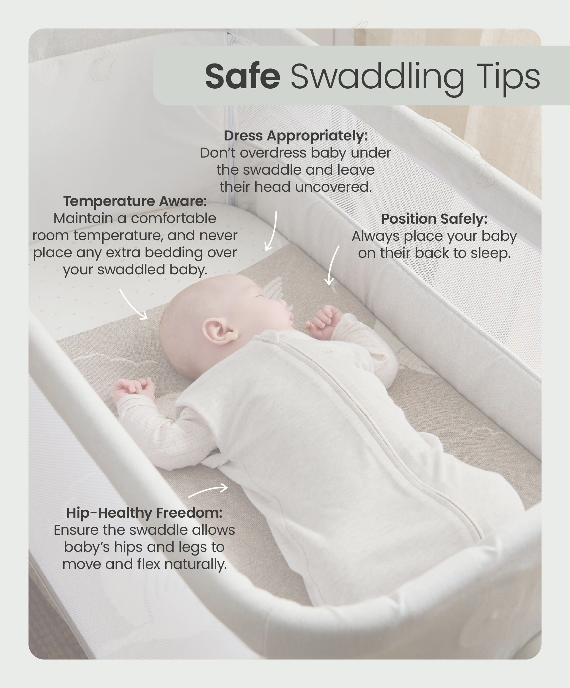 كيس نوم للرضع بمعدل دفء 1.0 باللون أوت image number 7