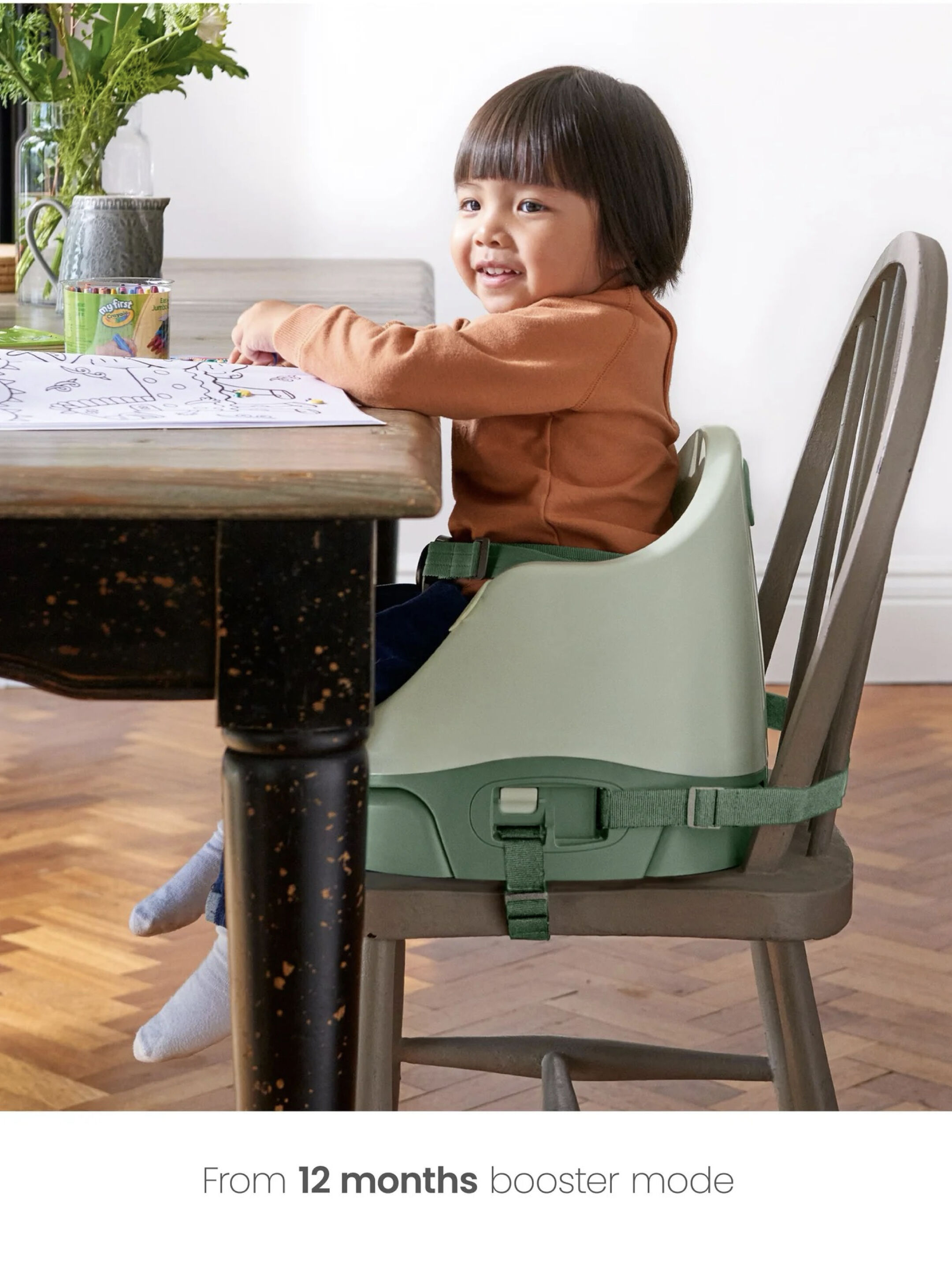 مقعد باغ داعم وأرضي 3 في 1 بصينية ألعاب - أوكالبتوس image number 6