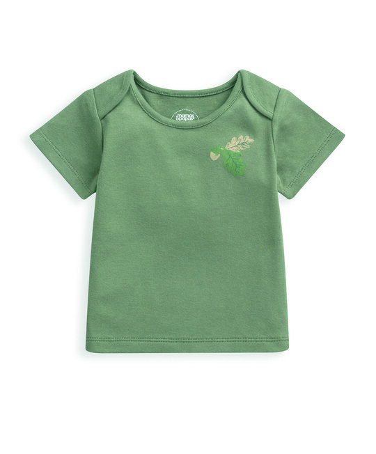 طقم بيجاما جيرسيه بطبعة أوراق شجر - قطعتان طقم بيجاما جيرسيه بطبعة أوراق شجر - قطعتان image number 6