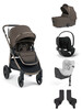 Ocarro 2 Pushchair and Carrycot Bundle with Cybex Cloud T i-Size Infant Car Seat, Adaptor, and Base (5 Pieces) – Crema Ocarro 2 Pushchair and Carrycot Bundle with Cybex Cloud T i-Size Infant Car Seat, Adaptor, and Base (5 Pieces) – Crema image number 1