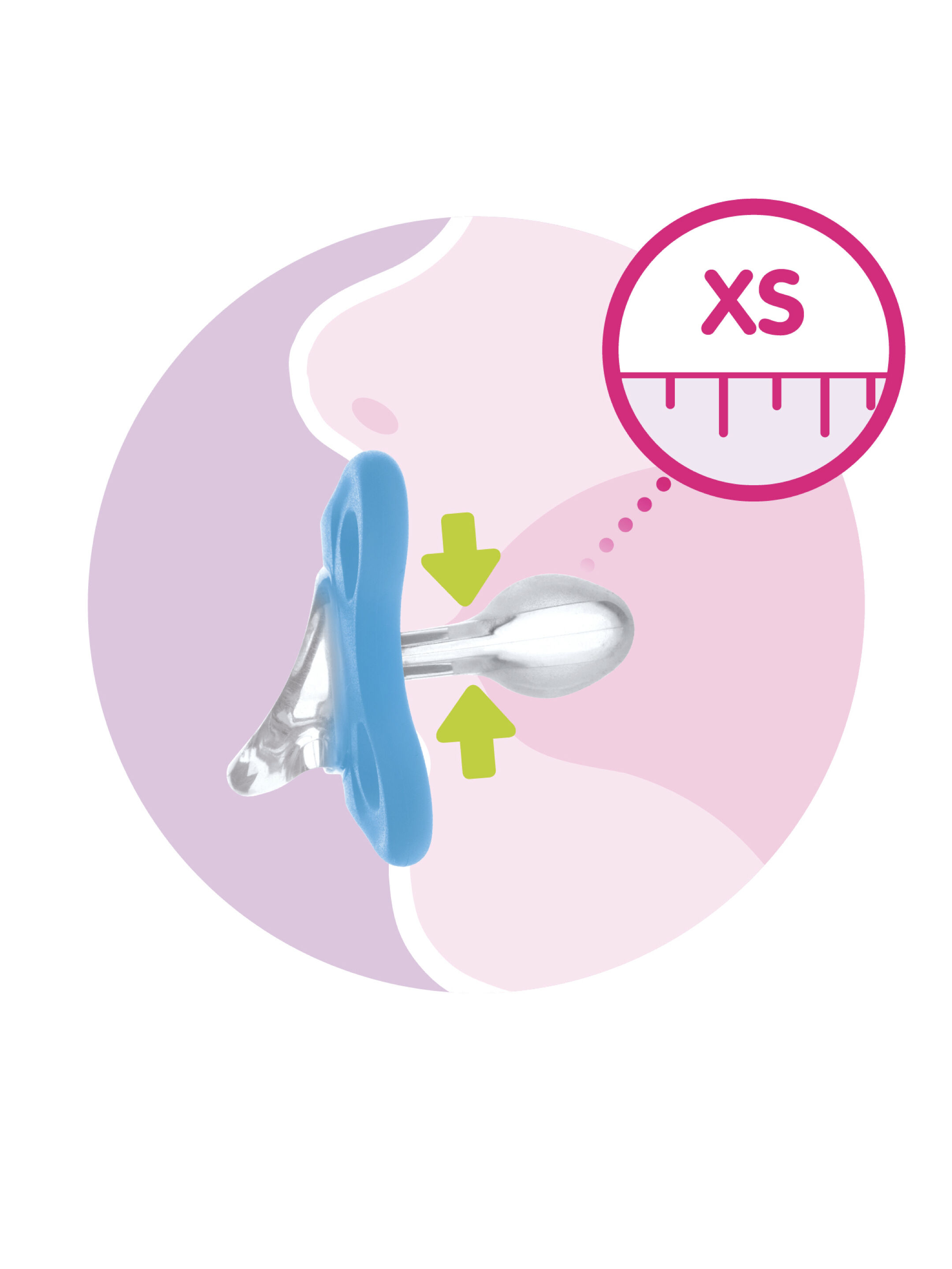 مجموعة لهايات مام بايبي كومفرت سيليكون من الولادة إلى ثلاث أشهر - سي لايف بلو وبيج، قطعتين image number 4