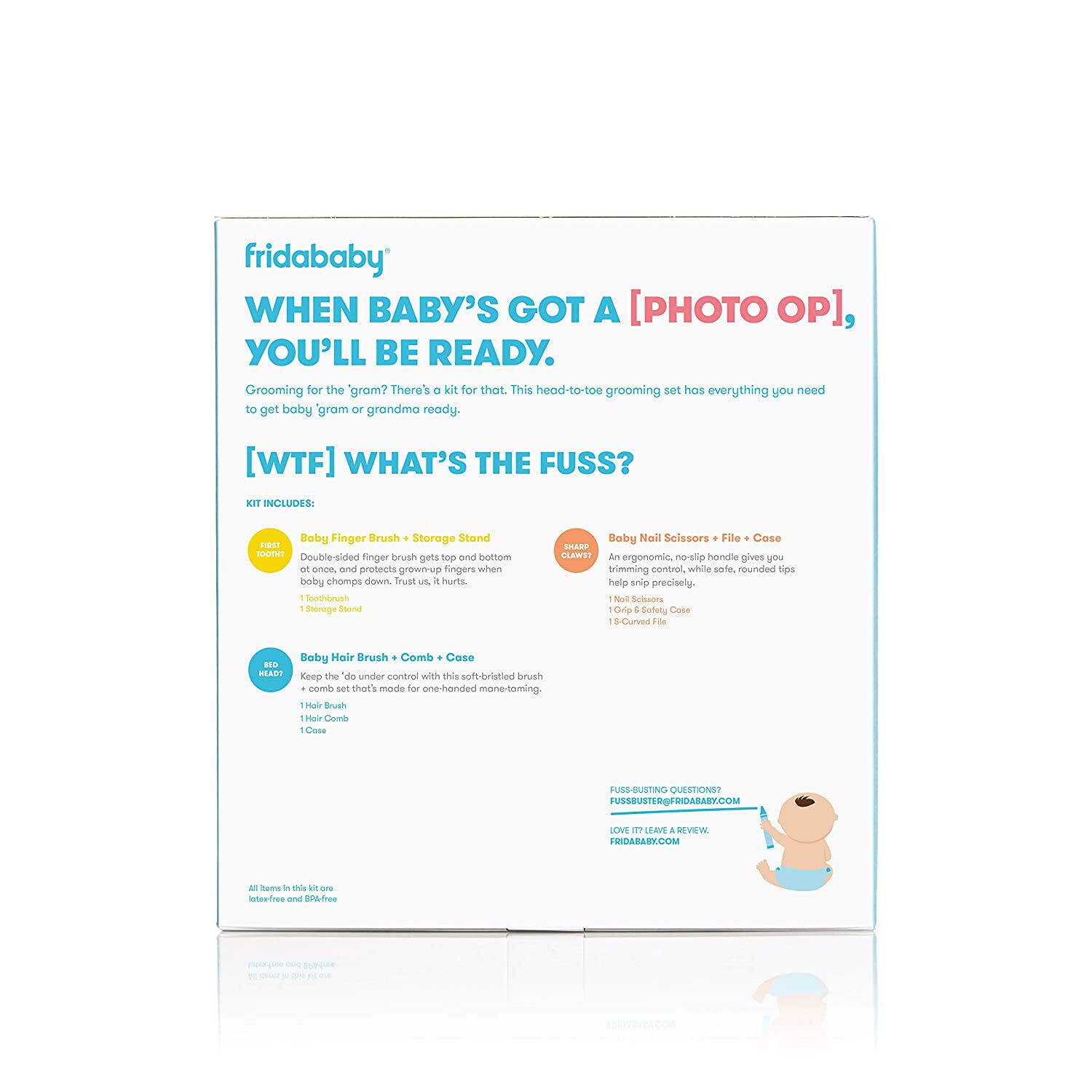 مجموعة العناية الشخصية للرضع من فريدابيبي image number 6