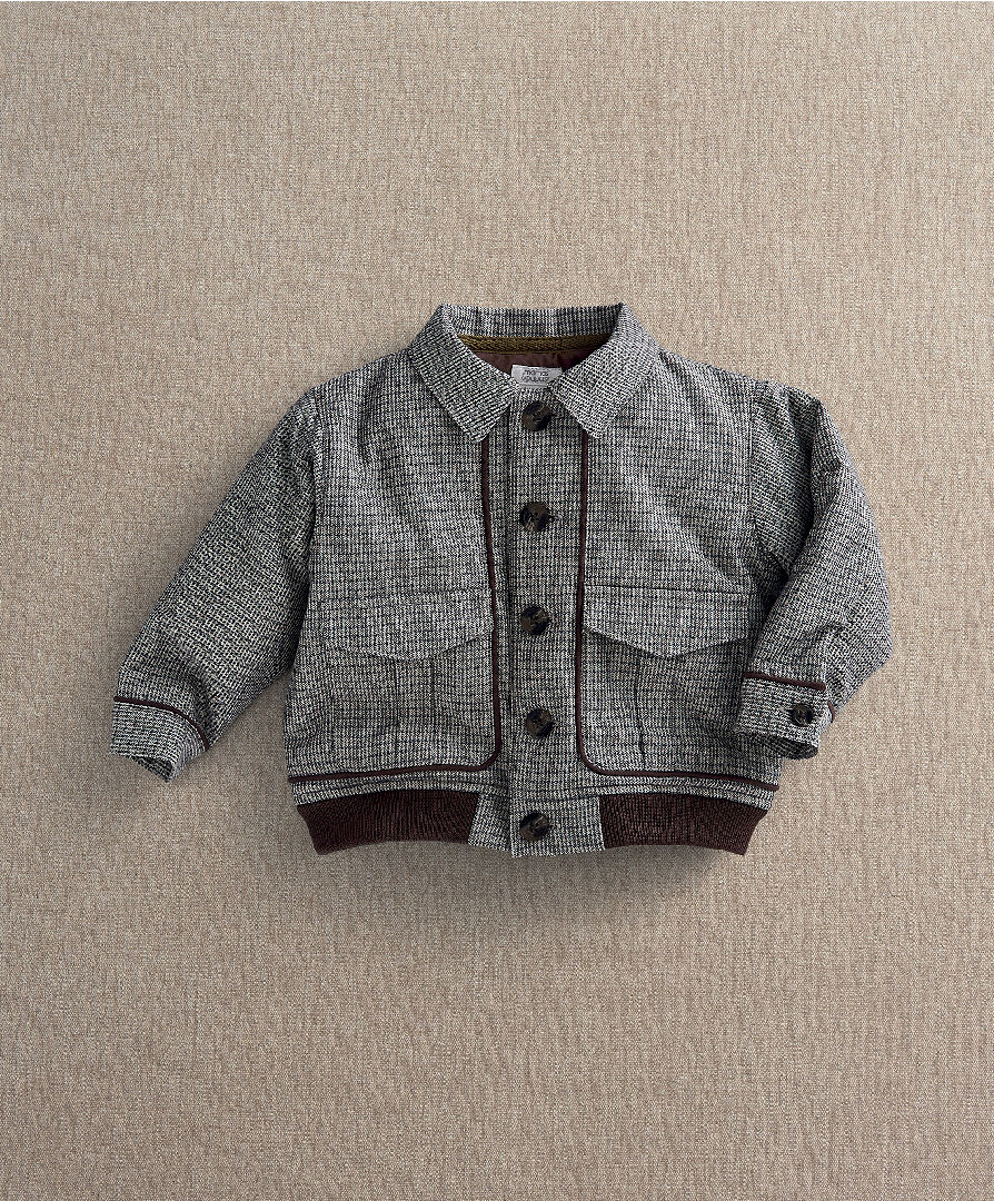 Houndstooth Bomber Jacket image number 1